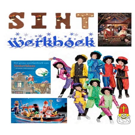 Sint werkboek met complot zwarte piet debat bedrog en sensatiezucht van de media