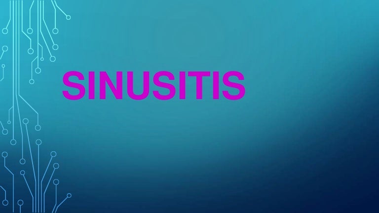 Sinusitis