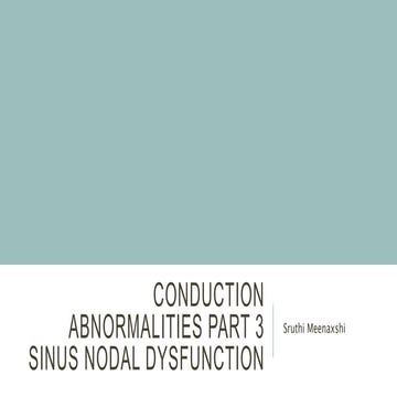 Sinus node dysfunction