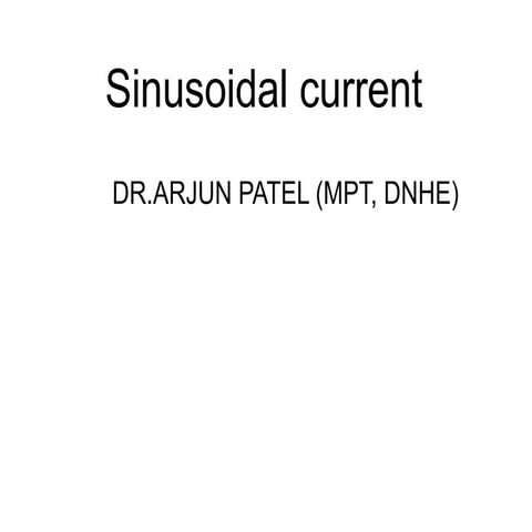 Sinusoidalcurrent 