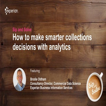 Make Smarter Collections Decisions with Analytics