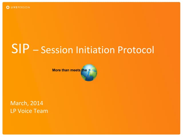 SIP - Introduction to SIP Protocol