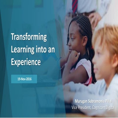 Transforming learning into an experience | PPT