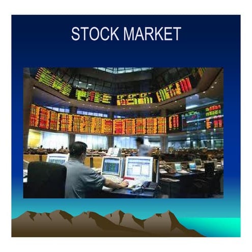 Stock Market Investment