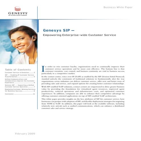 Sip Empowering Enterprise Screen