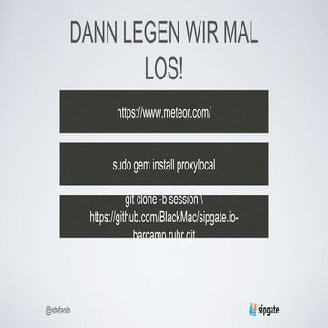 sipgate.io und meteor