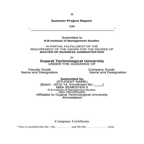 SIP formate | DOCX