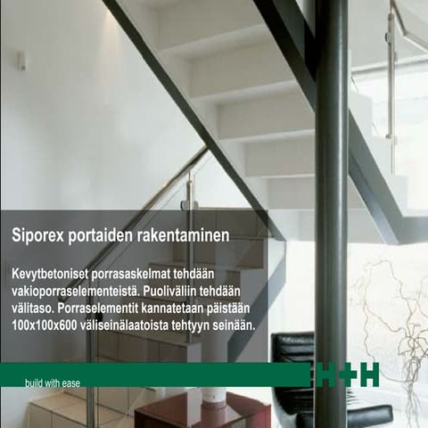 Siporex Portaiden Rakentaminen
