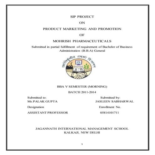 product marketing and promotion | DOCX