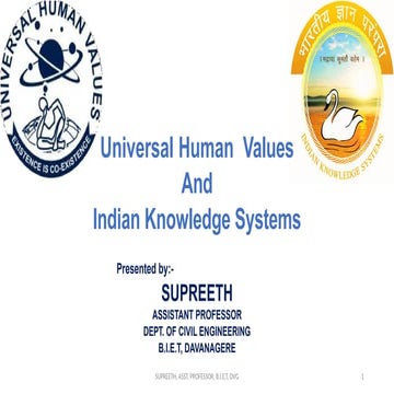 Universal Haman Values & Indian Knowledge System.pptx