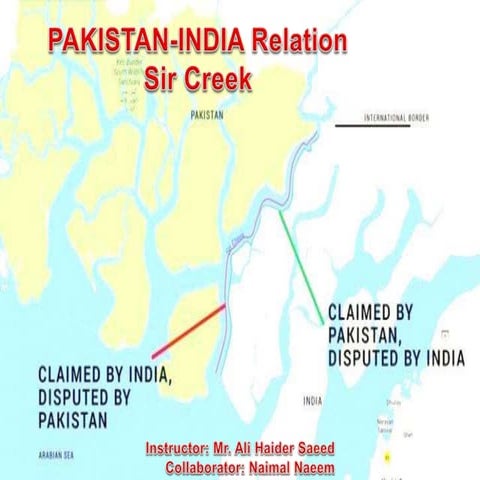 Sir Creek : Media & Current Affairs : Student Collaboration