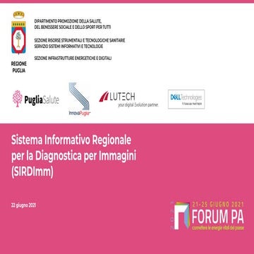 Sird imm  Presentazione regione puglia