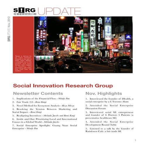 SIRGUpdate #3 (November)