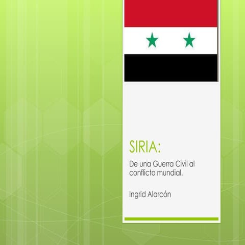 Guerra en siria | PPTX