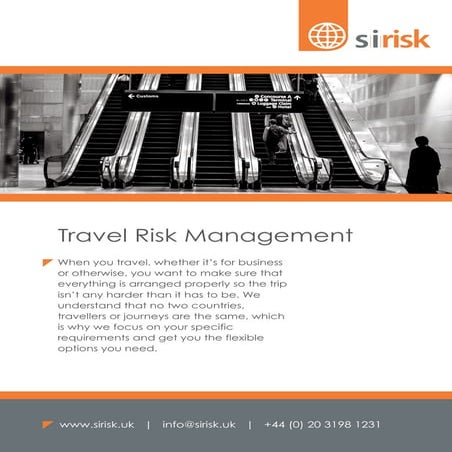 Travel Risk Management - SI Risk | PDF