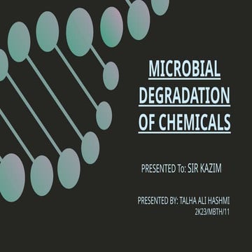 presentation microbial degradation of chemicals