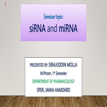 SiRNA & MiRNA.pptx