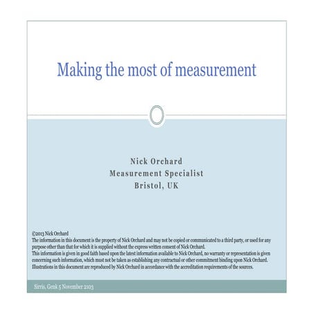 Sirris manufacturing day 2013   Nick Orchard