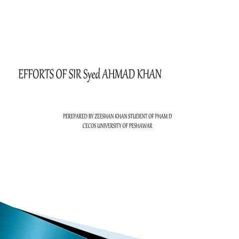Sir Syed Ahmad khan Efforts.pptx