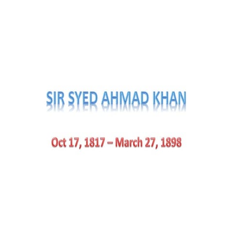 Sir syedahmadkhan