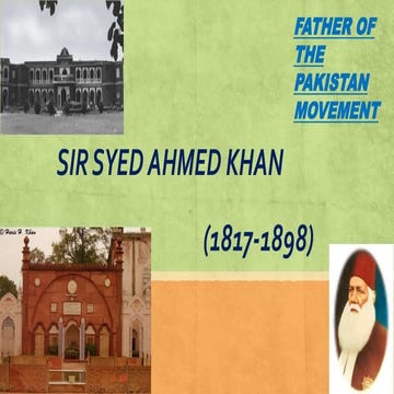 Sir Syed Ahmed Khan