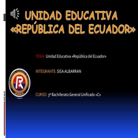 UNIDAD EDUCATIVA "REPUBLICA DEL ECUADOR " OTAVALO