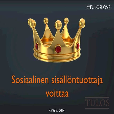 Sisältöstrategia - sosiaalinen sisällöntuottaja voittaa