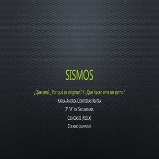 Sismos