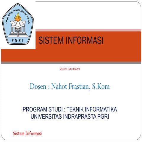 Sistem informasi | PPT