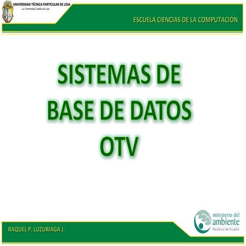 Sistema Base Datos Otv Parte2