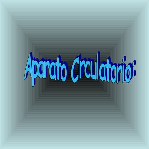 Sistema Circulatorio