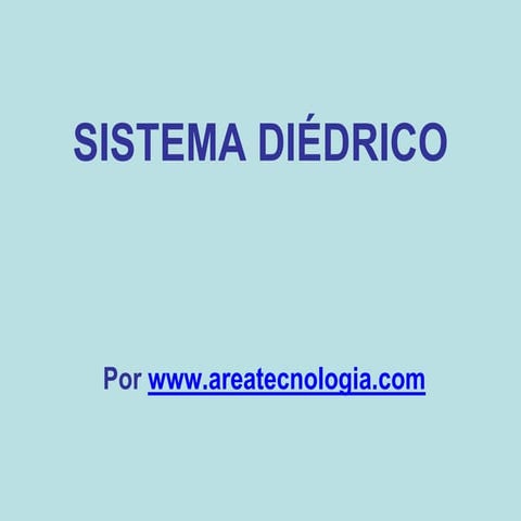 Sistema Diedrico