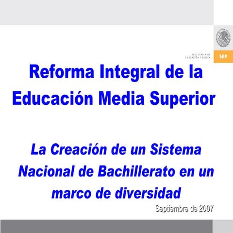 Sistema Nacional De Bachillerato Sep 1 Original