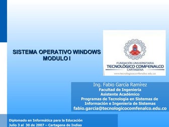 Sistema Operativo Windows XP