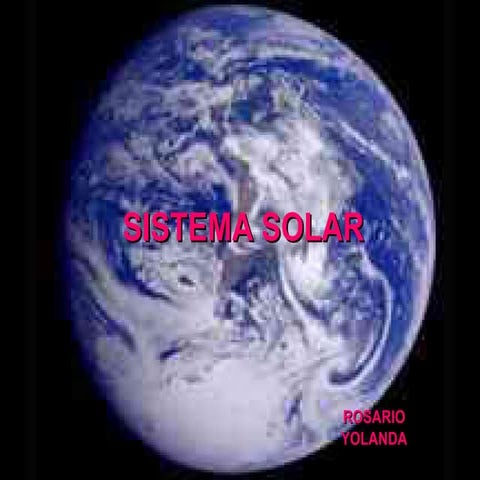 Sistema Solar Yolanda Moreno