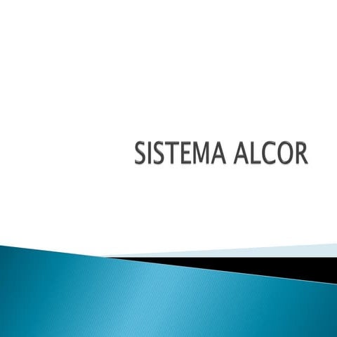 Sistema alcor | PDF