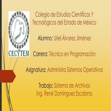 Sistema de archivos