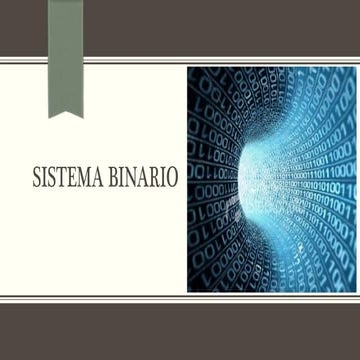 CODIGO BINARIO diapositivas para la exposición del código binario | PDF