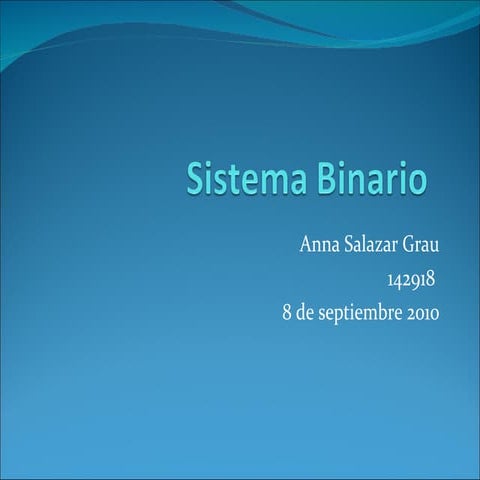 Codigo binario | PPTX
