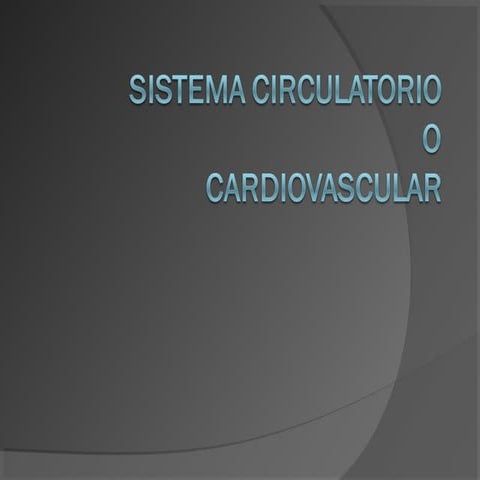 Sistema circulatorio 