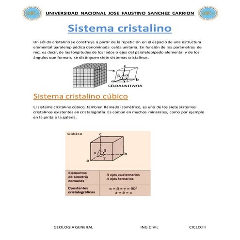 Sistema cristalino cúbico