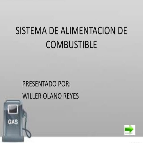 Sistema de alimentacion de combustible