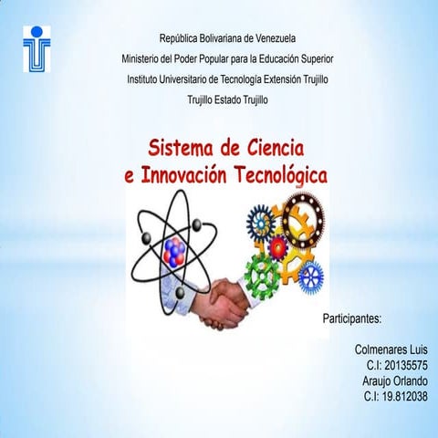 Sistema de ciencia e innovación tecnológica