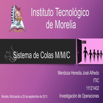 Sistema de colas mmc