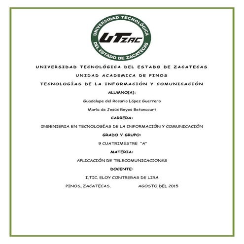 Sistema de comunicación