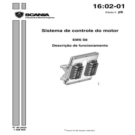 Sistema de controle do motor Scania