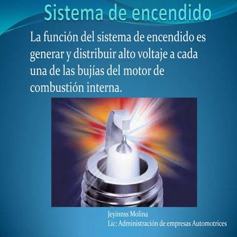 Sistema de encendido Electrónico 