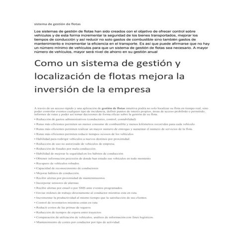 Sistema de gestión de flotas