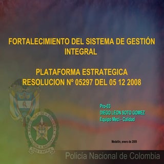 Sistema de gestión integral