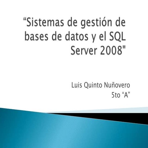 Sistema de gestion de base de datos